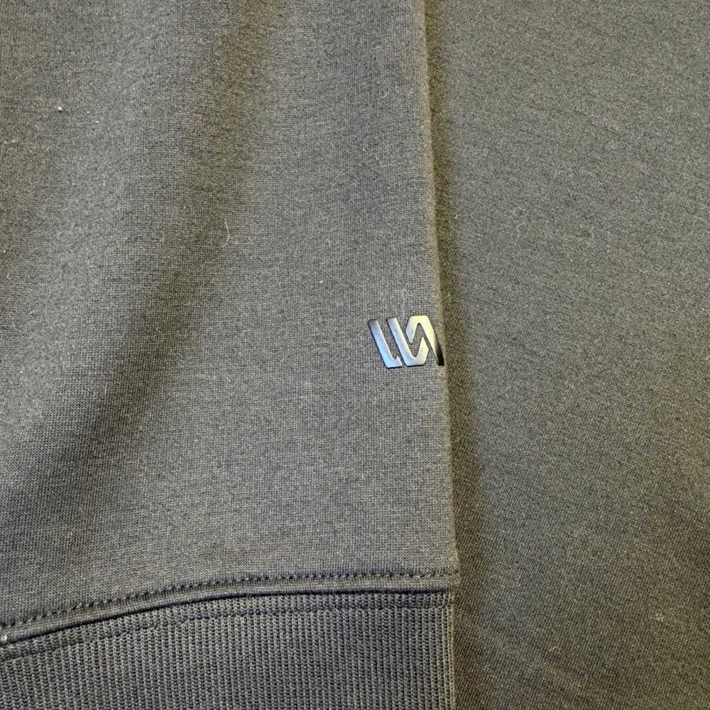 VRST Mens Limitless Crewneck Sweatshirt Black Zipper Pocket Pullover RN104141 M - Picture 9 of 9